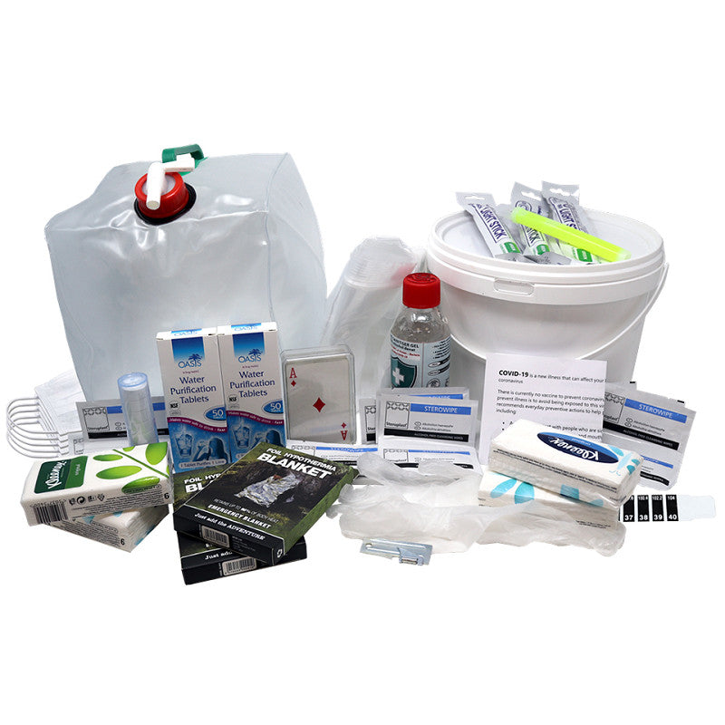 Familie isolatie - Noodpakket | Complete Gezondheid & Hygiëneset voor Noodsituaties