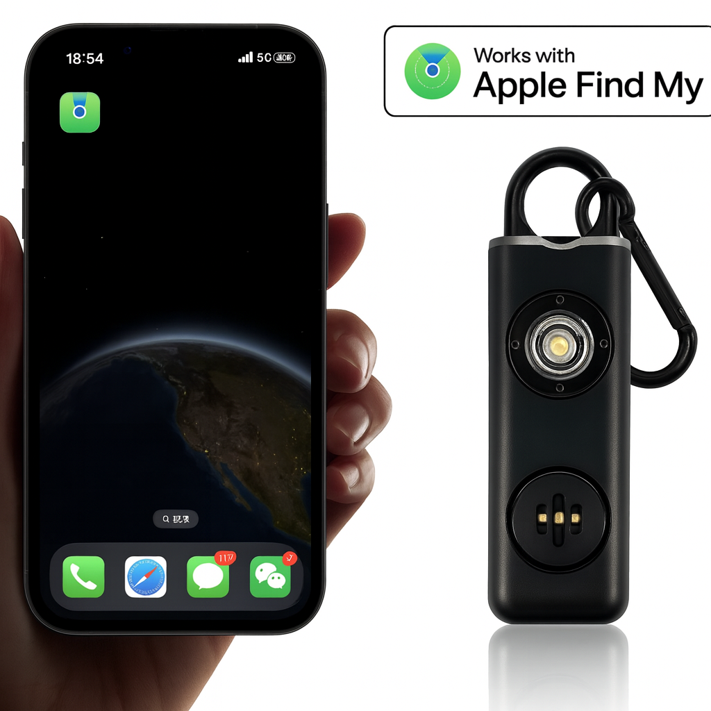 Persoonlijke alarm met LED Zaklamp