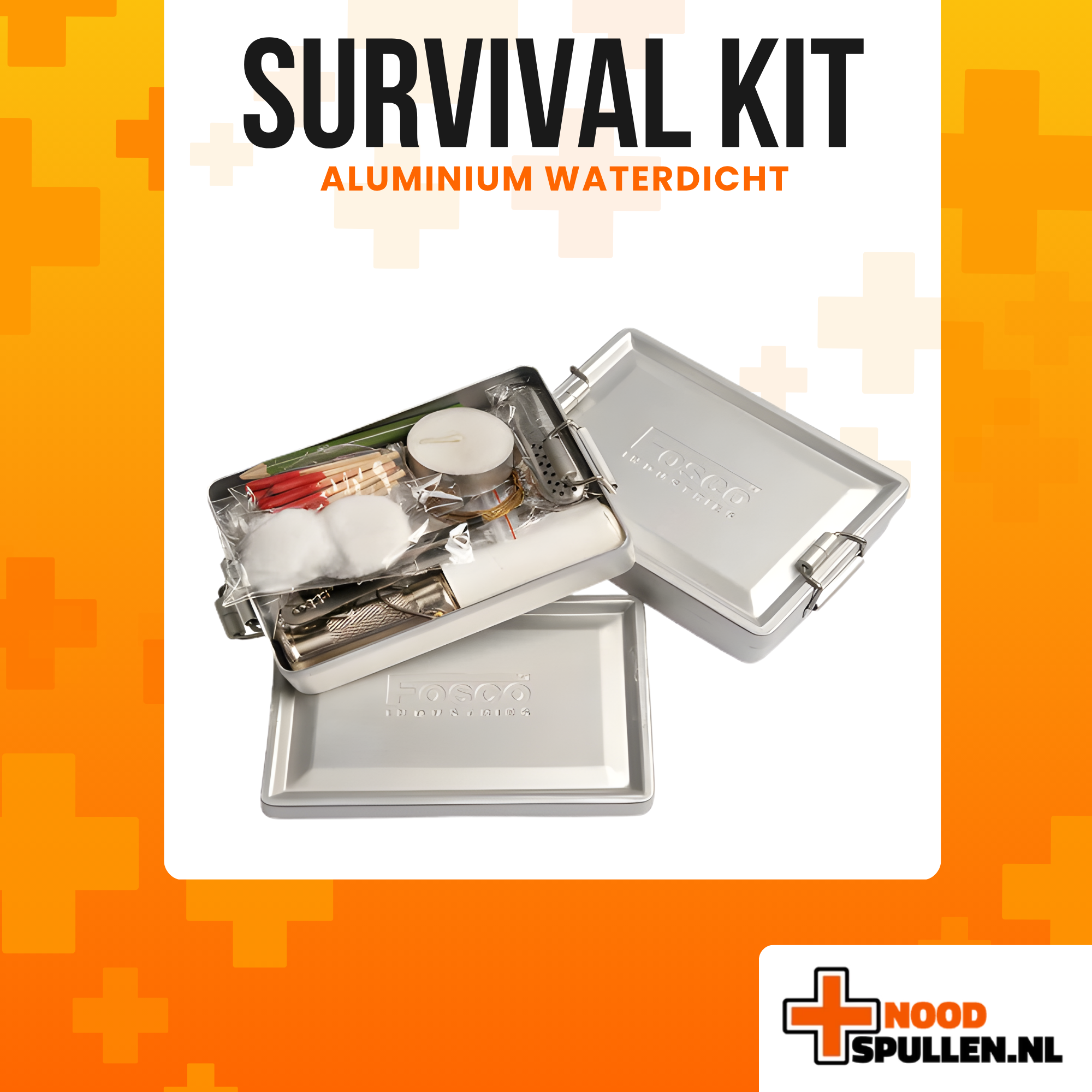 Survival Kit Aluminium Waterdicht