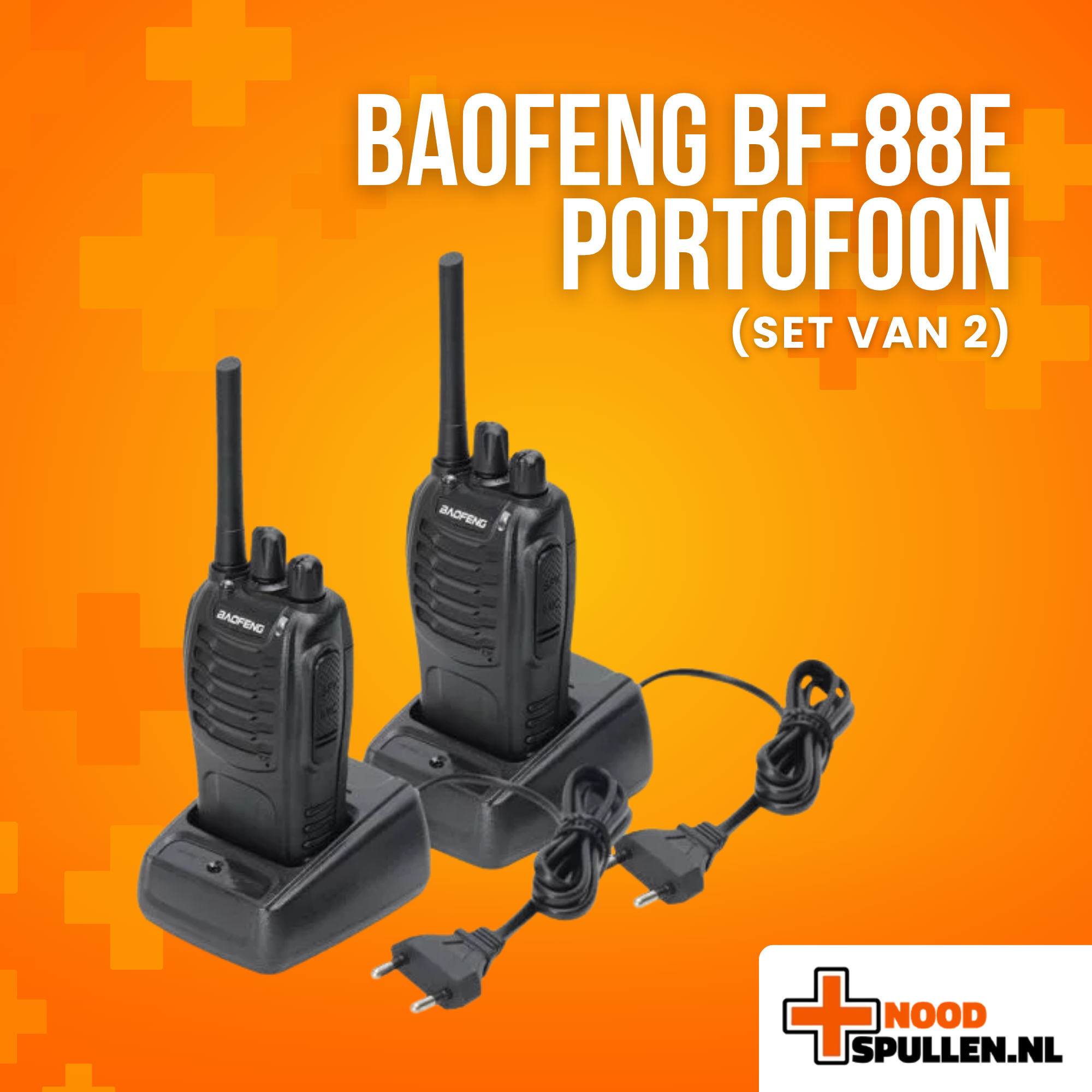 Baofeng BF-88E portofoon (set van 2)