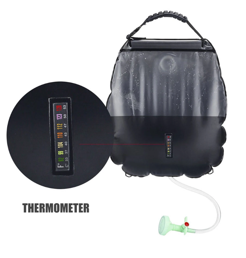 Douchetas op Zonne-energie 20L Verwarmde Camping