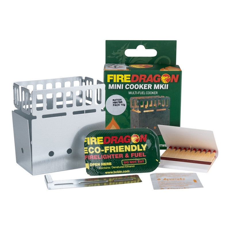 Fire Dragon Mini Cooker MKII + Brandstof BCB