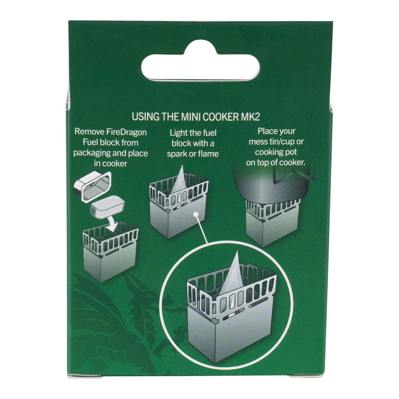 Fire Dragon Mini Cooker MKII + Brandstof BCB