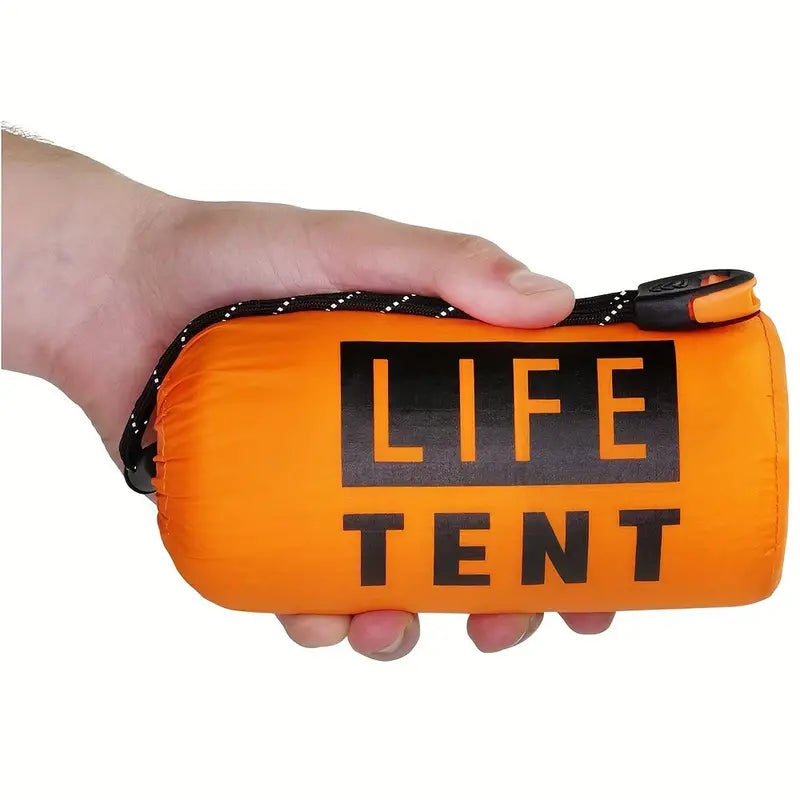 De Survival Life tent (oranje verpakking)