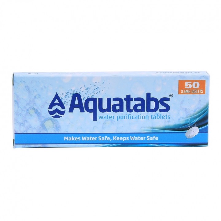 Aquatabs waterzuiveringstabletten 8,5mg 50 stuks