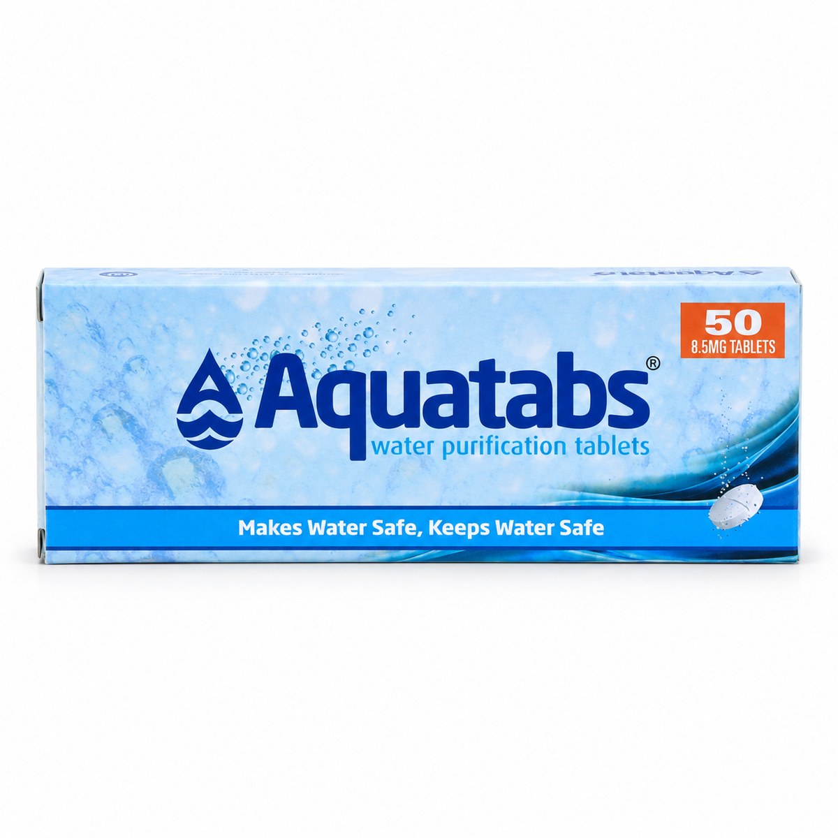 Aquatabs waterzuiveringstabletten 8,5mg 50 stuks