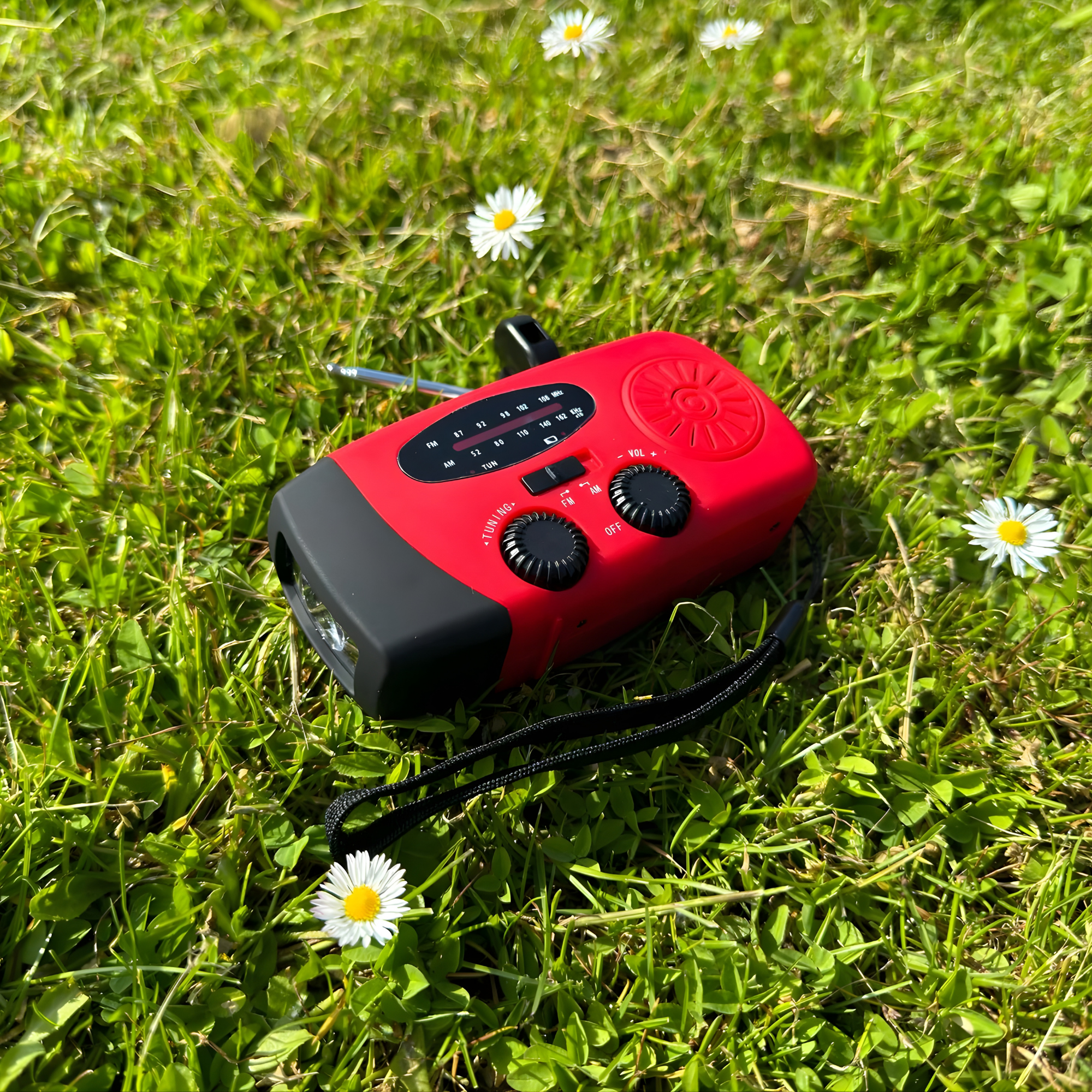 Noodradio met Zaklamp en Powerbank (2026 Model)