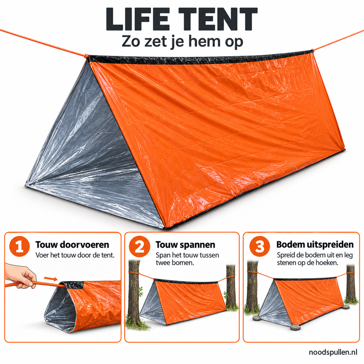 De Survival Life Tent