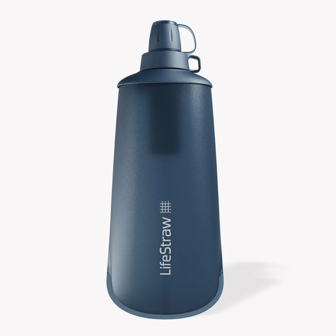 LifeStraw Peak Series opvouwbare knijpfles 1L met filter