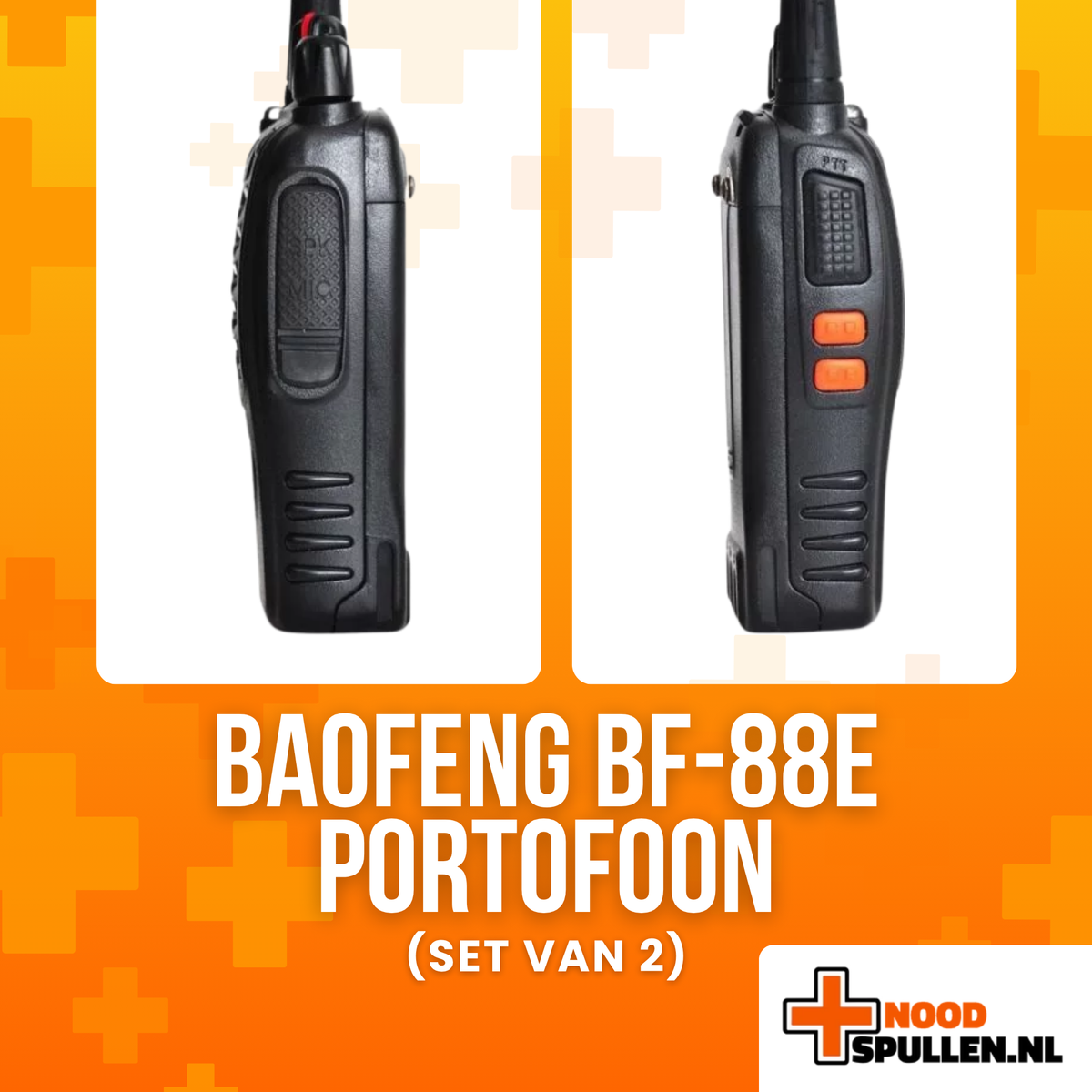 Baofeng BF-88E portofoon (set van 2)