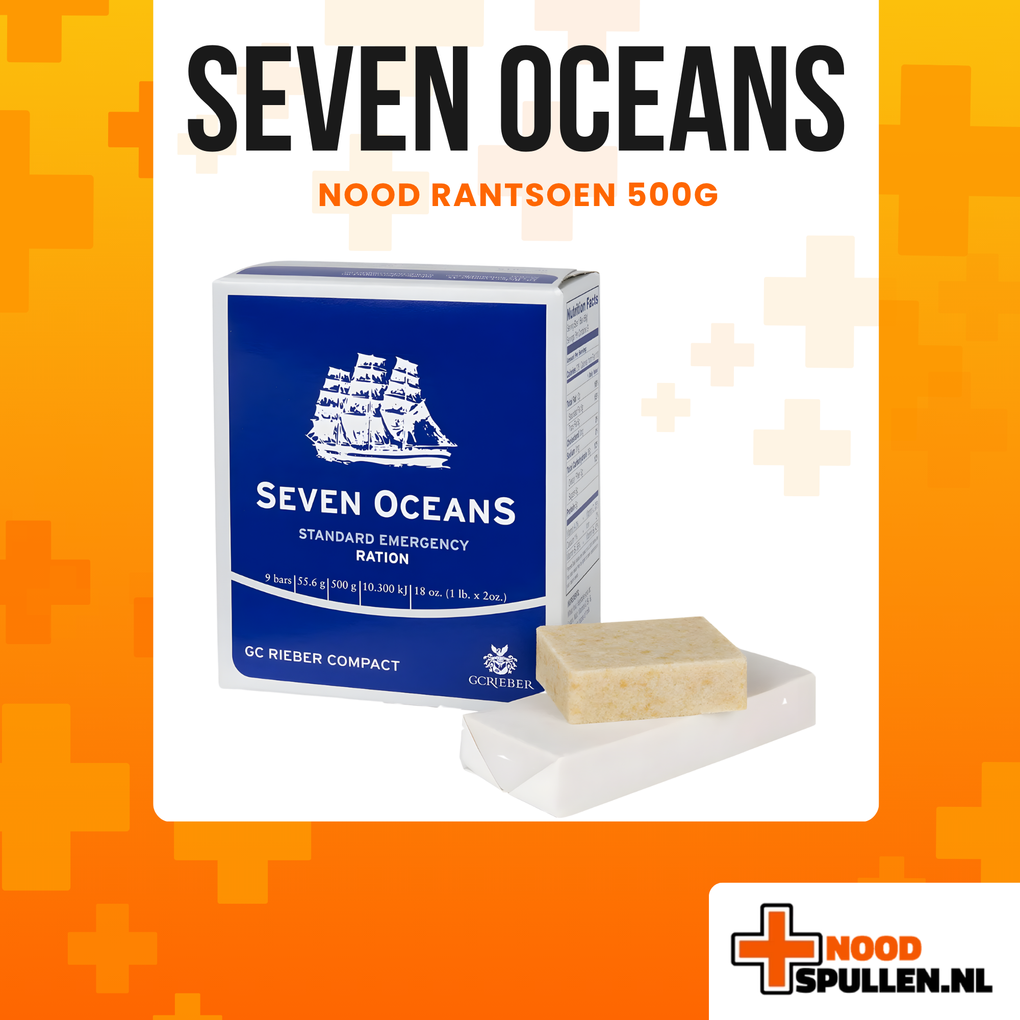 Seven Oceans Noodrantsoen 500 Gram