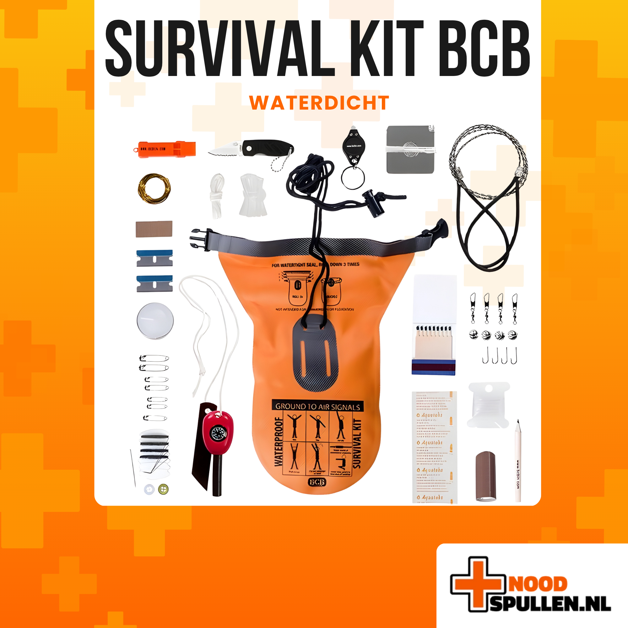 Survivalkit Waterdicht premium BCB