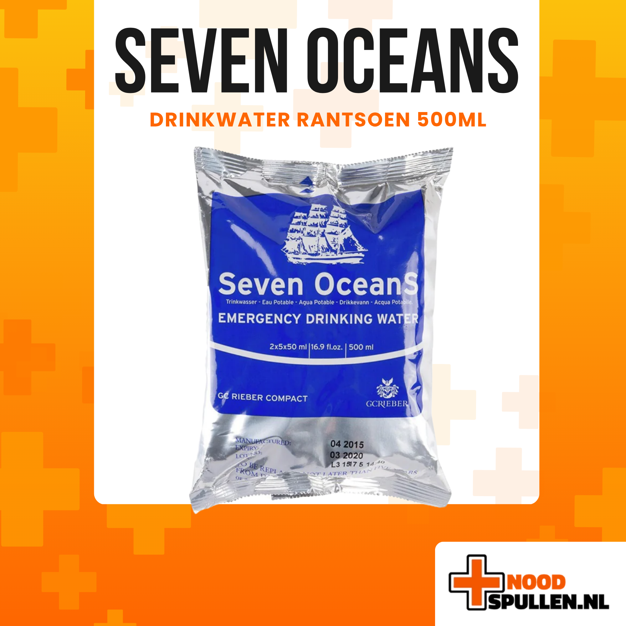 Seven Oceans noodrantsoen – betrouwbaar voedsel voor noodsituaties Seven Oceans noodrantsoen – betrouwbaar voedsel voor noodsituaties