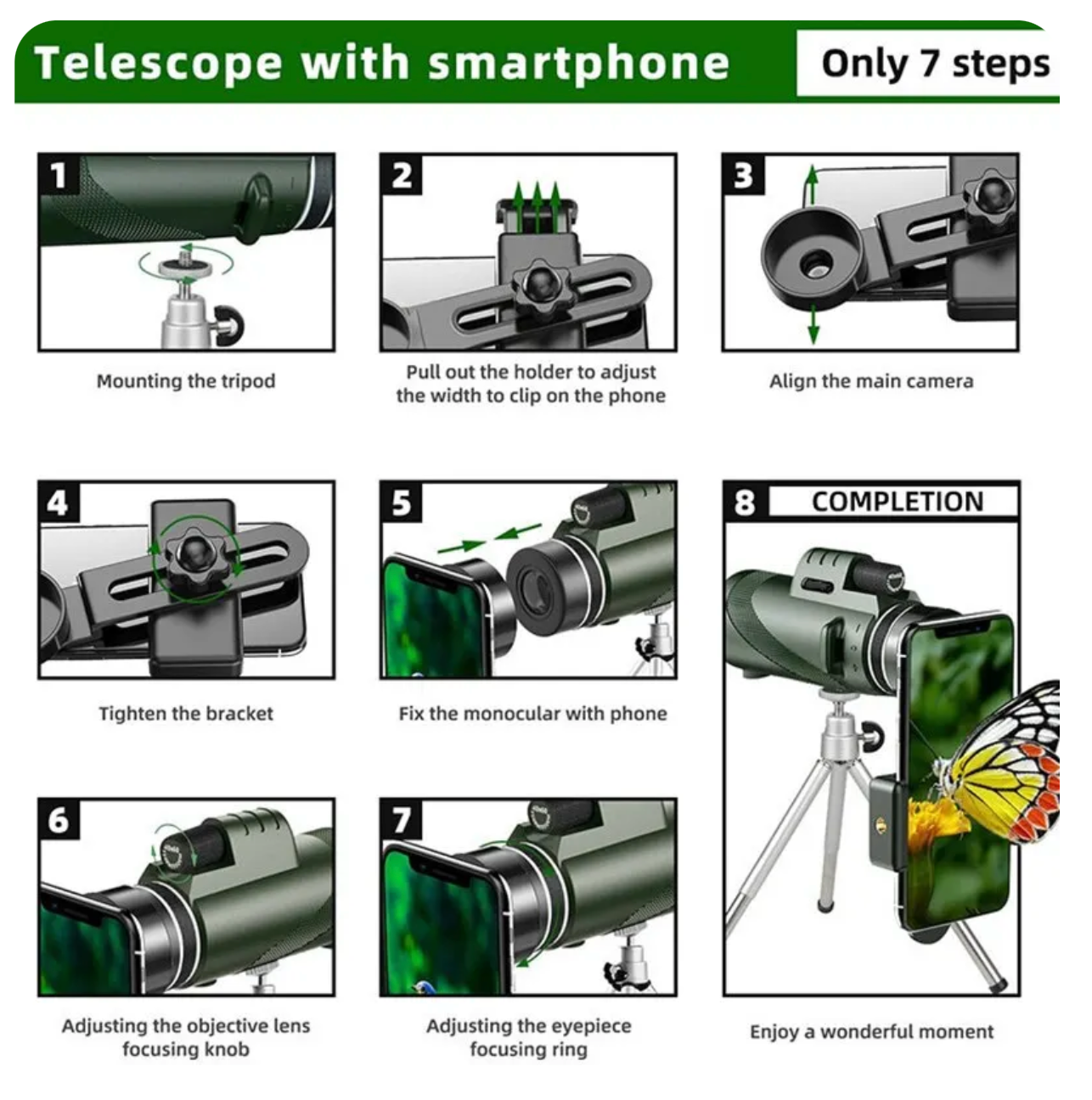 Draagbare Zoom HD 5000M Telescoop