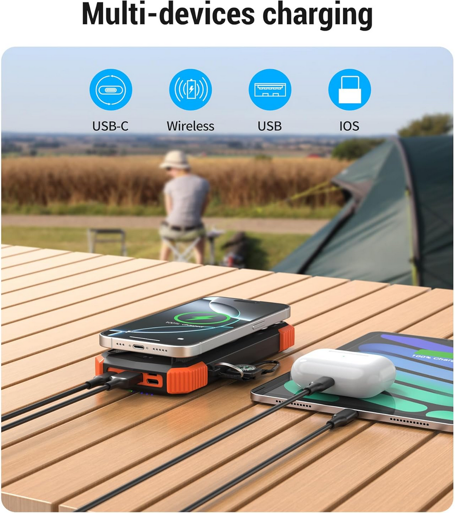 BLAVOR Solar Powerbank 10.000mAh