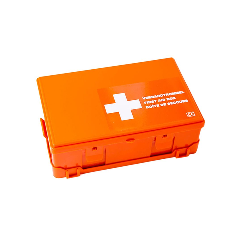 Orange first aid kit