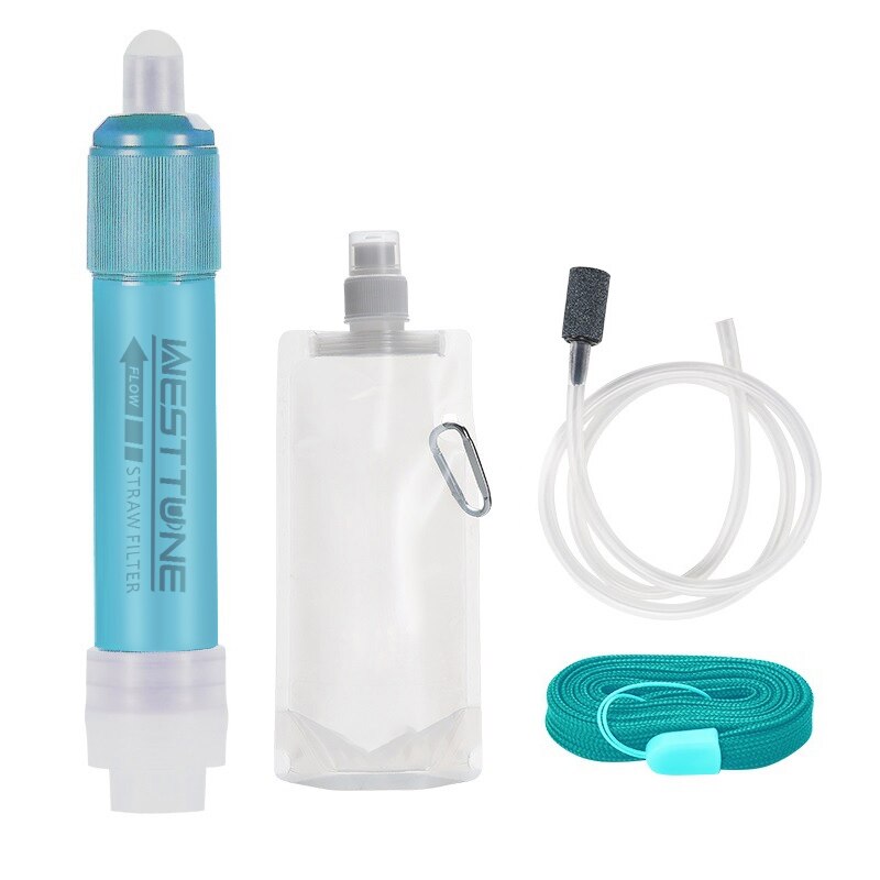 Mini Camping Zuivering Waterfilter + Waterzak