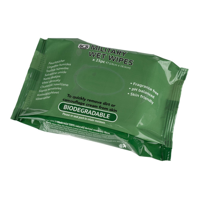 Military wet wipes/Hygiënische Reinigingsdoekjes